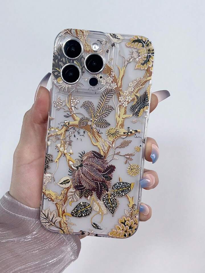 ELEGANCE ARMOUR FLORAL PRINTED CASE