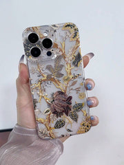 ELEGANCE ARMOUR FLORAL PRINTED CASE