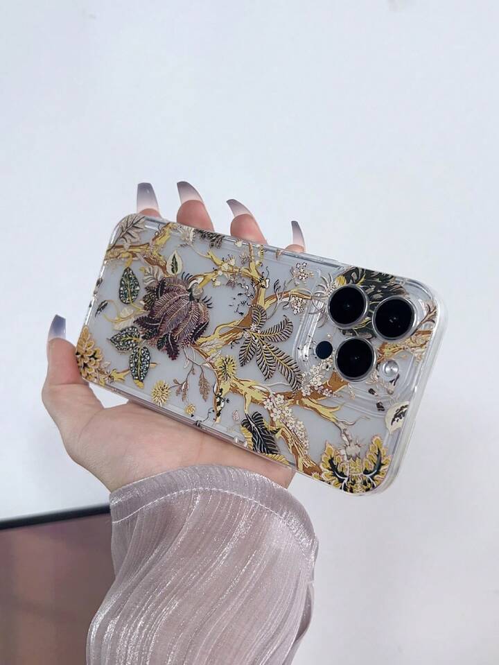 ELEGANCE ARMOUR FLORAL PRINTED CASE