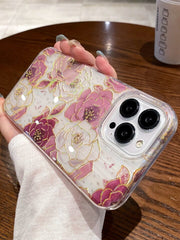 SHIMMERING PRETTY PRINTED PHONE CASE