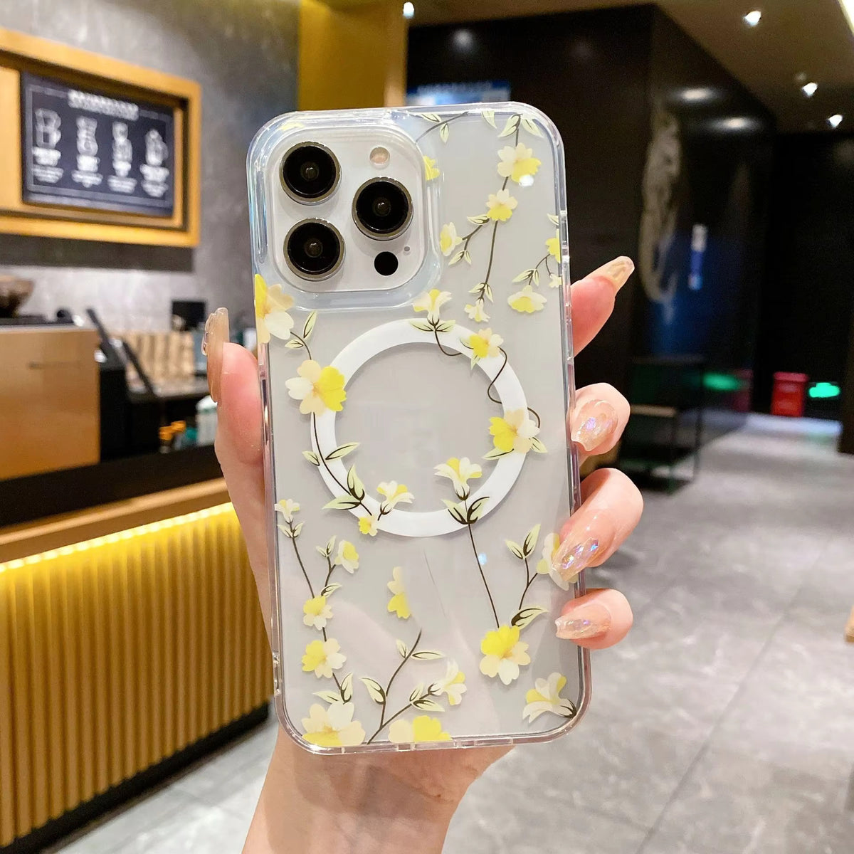 YELLOW FLOWER PHONE CASE