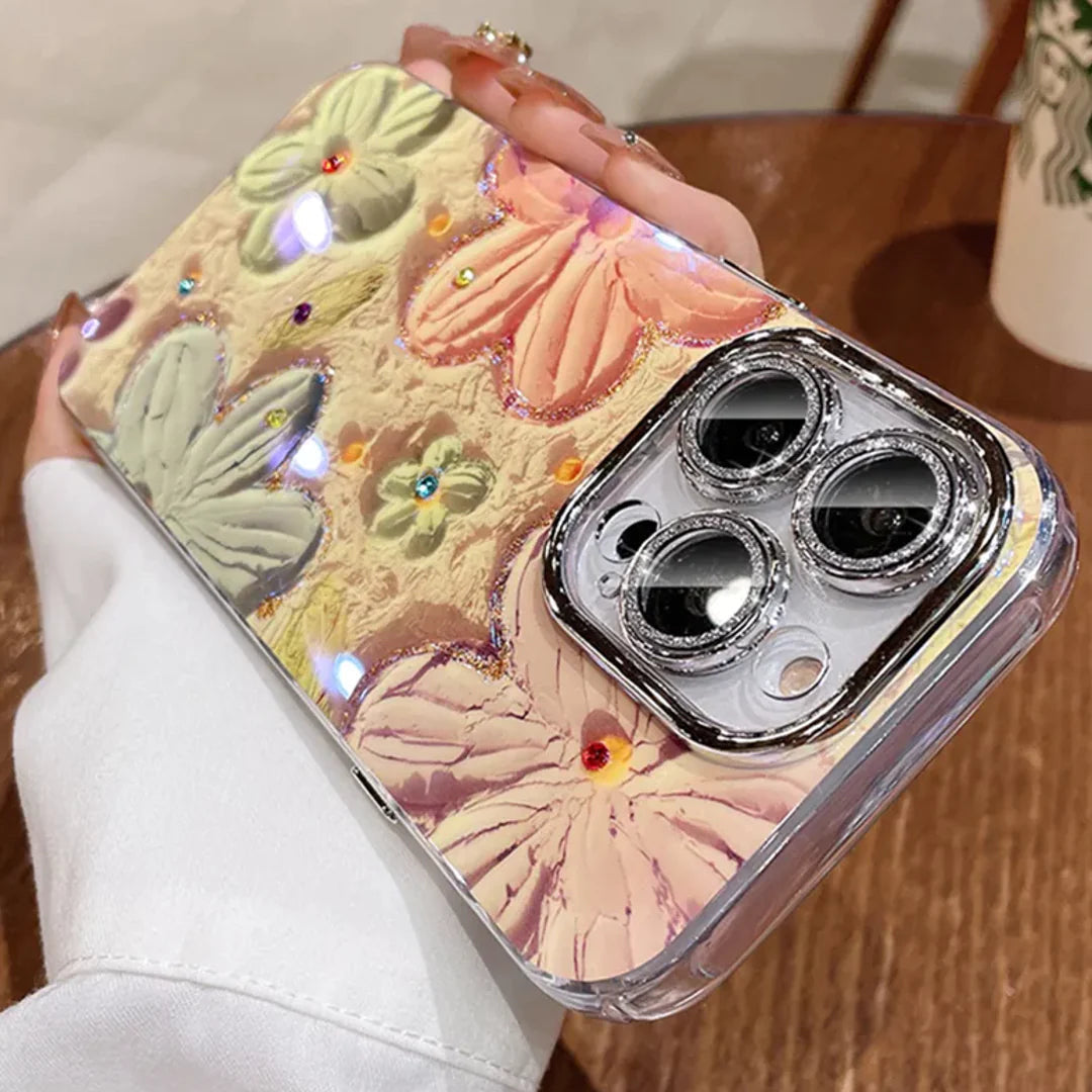 RADIANT CHIC FLOWERY CASE